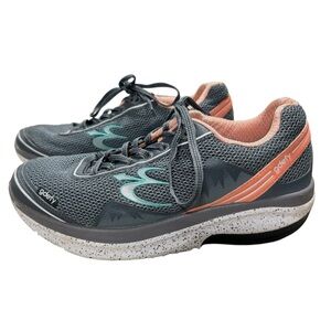 Gravity Defyer G-DEFY Women's GraySalmon‎ Mighty Walk Pain Relief Sneakers. Sz 9